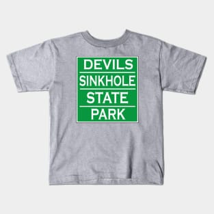 DEVILS SINKHOLE NATURAL AREA Kids T-Shirt